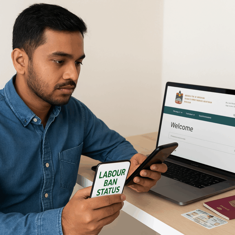 How to Check Dubai Labour Ban Online in 2025