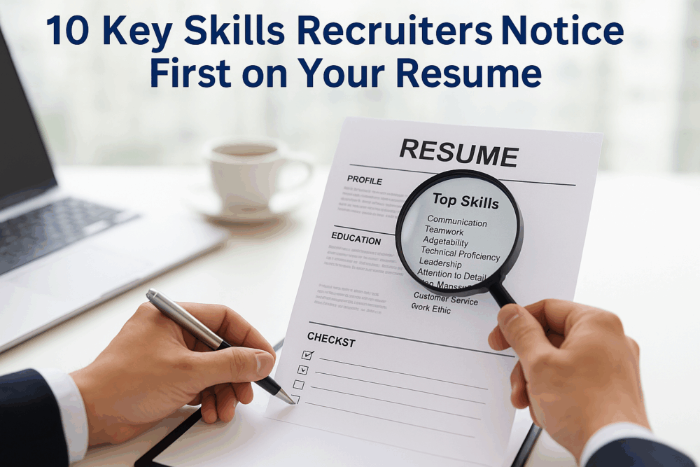 10 Key Skills Recruiters Notice to Boost Your Resume Success