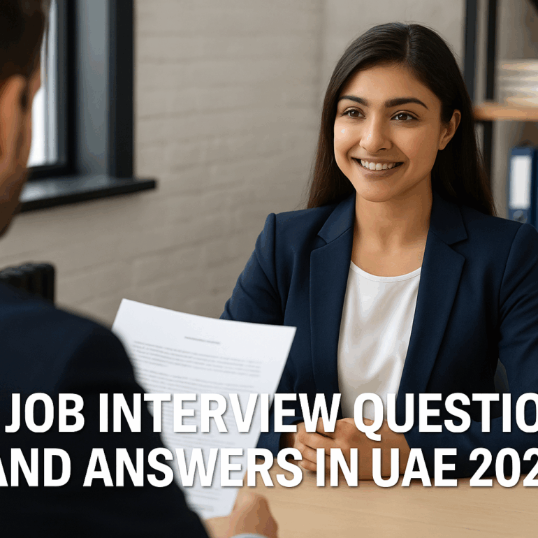 Top Job Interview Questions and Answers in UAE 2025