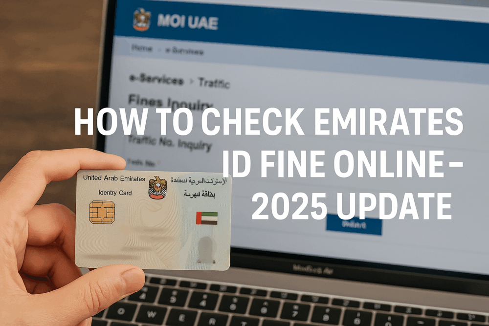 How to Check Your Emirates ID Fine Online in UAE 2025