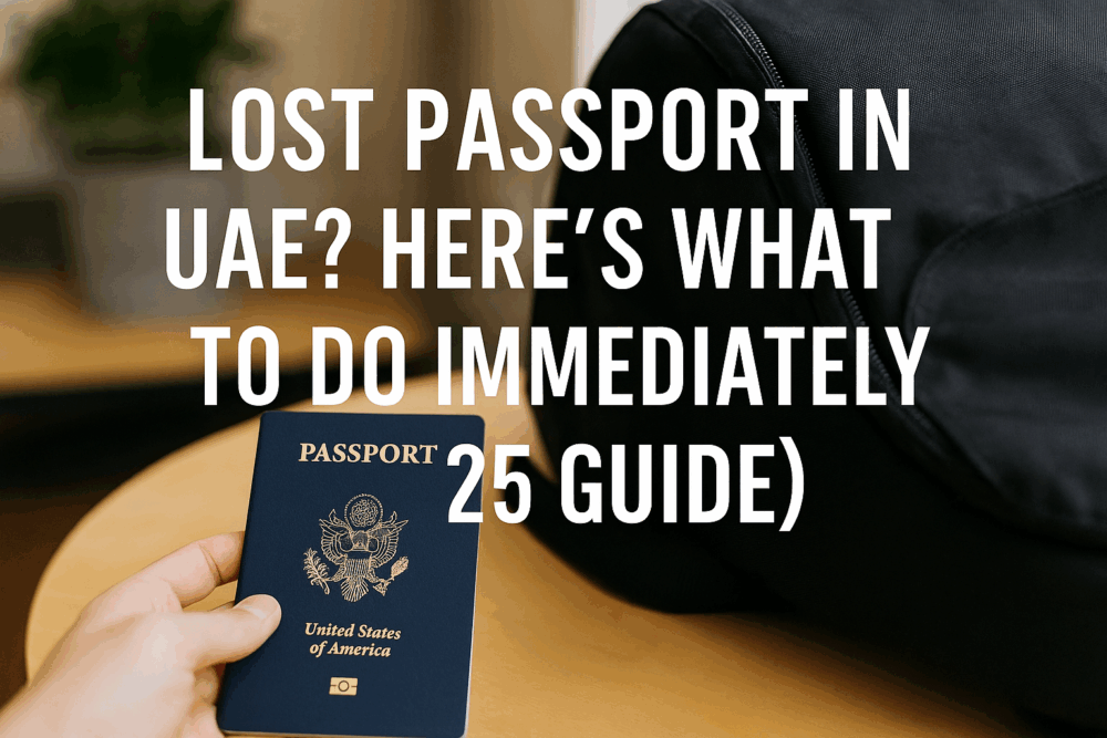 Lost Passport in UAE Step-by-Step Guide 2025