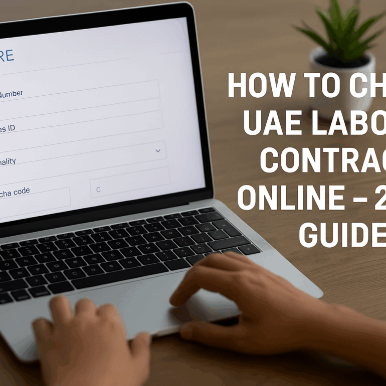 How to Check UAE Labour Contract Online 2025 Success Guide
