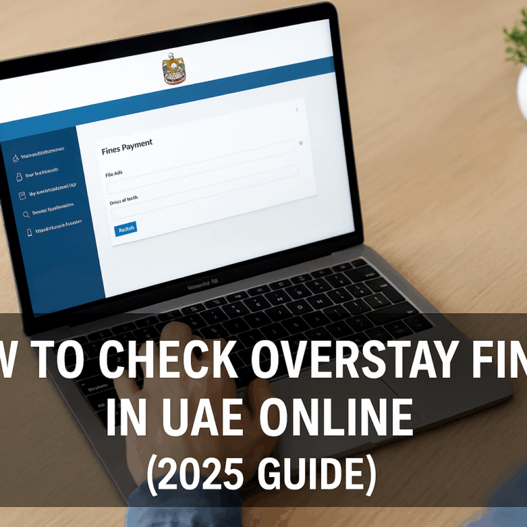 How to Check Overstay Fines in UAE Online 2025 Guide