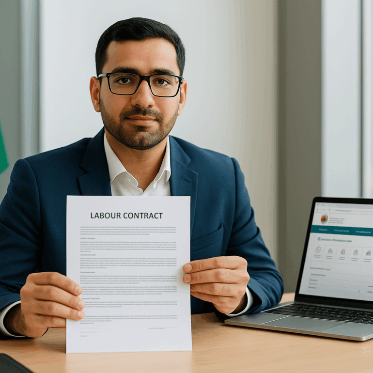 How to Check UAE Labour Contract Online 2025 Guide