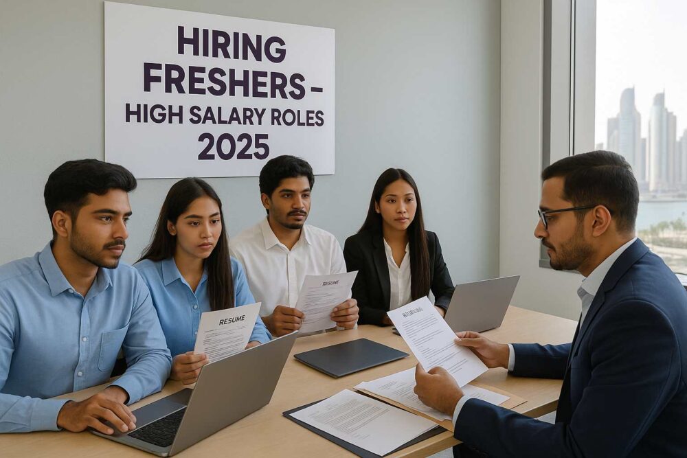 Best Jobs in Dubai for Freshers High Salary 2025 Guide