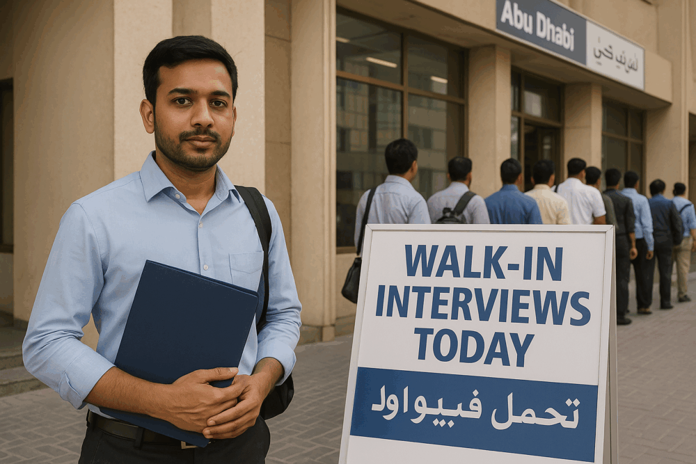 Walk-In Interview Jobs in Abu Dhabi This Week 2025