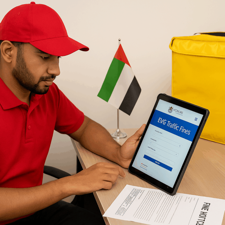 EVG Traffic Fines in UAE Meaning and Payment Guide 2025