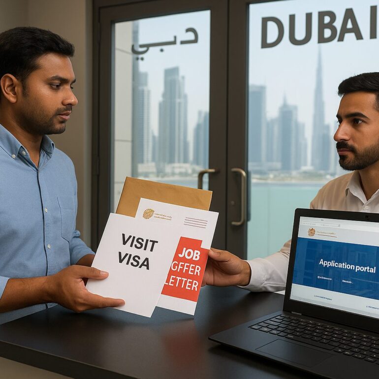 Convert Visit Visa to Work Visa UAE 2025 Process Guide