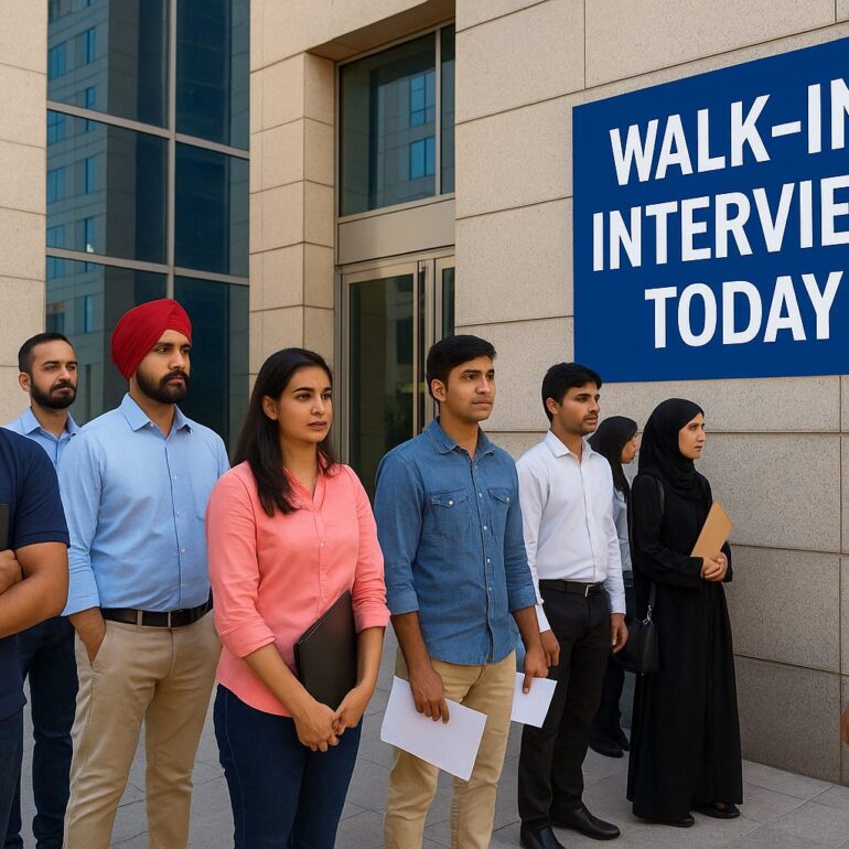 Walk-In Interviews in Abu Dhabi June 2025 Schedule