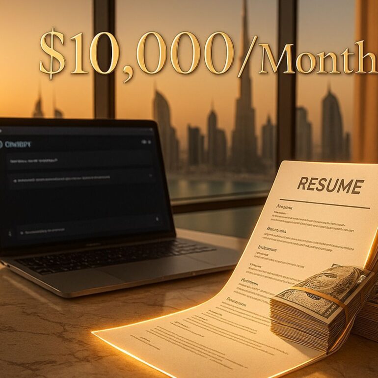 ChatGPT Prompt To Make $ 10000 Month From Your Resume