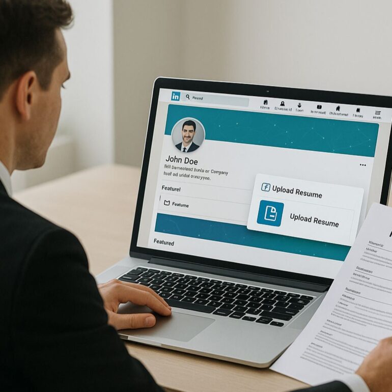 How to Upload Resume to LinkedIn