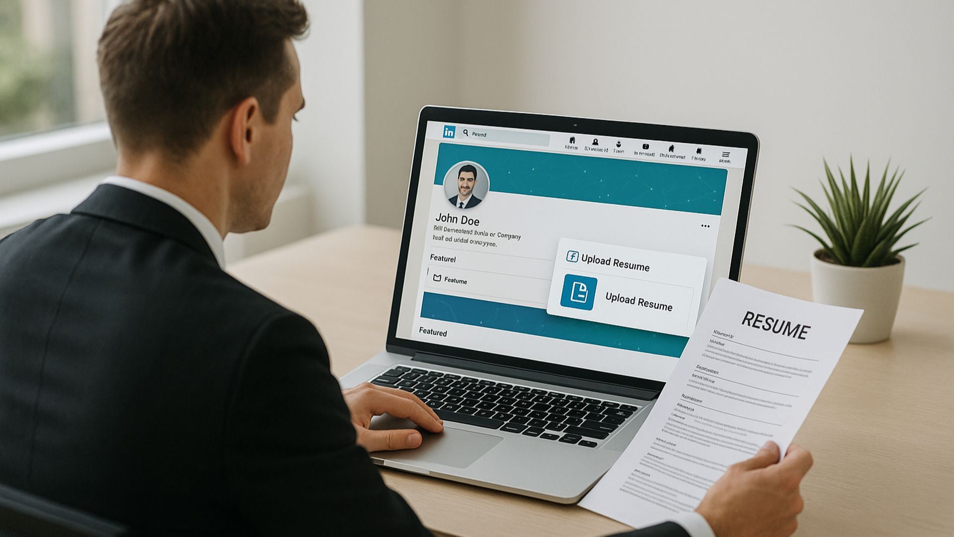 How to Upload Resume to LinkedIn